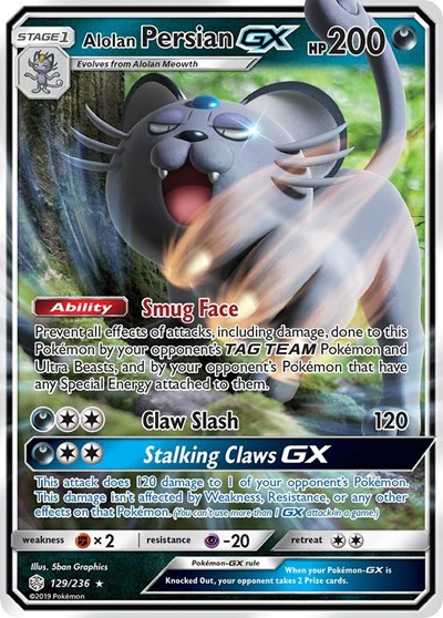 SM12: Alolan Persian GX (Holofoil)