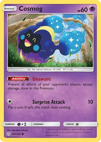 SM12: Cosmog - 100/236 (Reverse Holofoil)