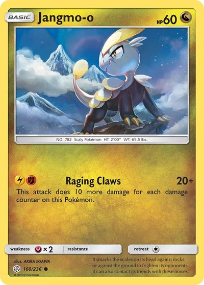 SM12: Jangmo-o - 160/236 (Reverse Holofoil)