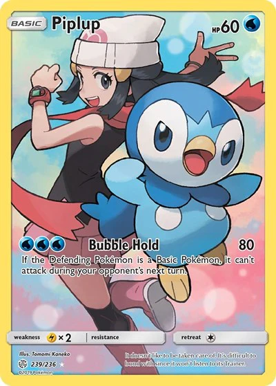 SM12: Piplup (Secret) (Holofoil)
