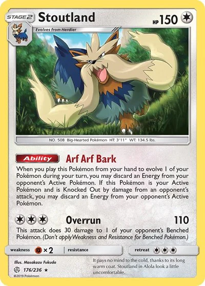 SM12: Stoutland (Holofoil)
