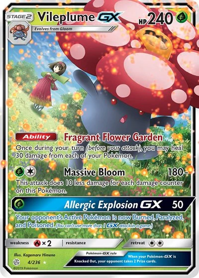 SM12: Vileplume GX (Holofoil)