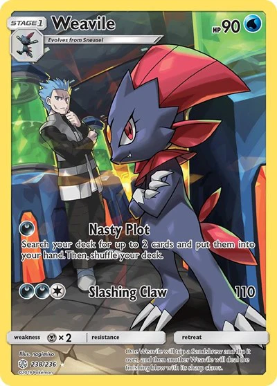 SM12: Weavile (Secret) (Holofoil)
