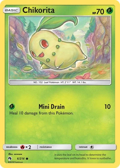 SM8: Chikorita (6) (Reverse Holofoil)