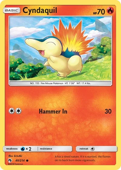 SM8: Cyndaquil (40) (Reverse Holofoil)