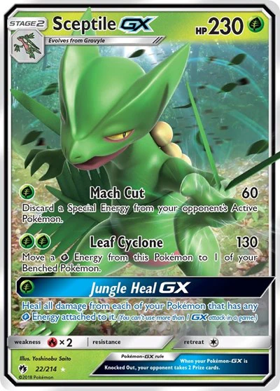 SM8: Sceptile GX (Holofoil)