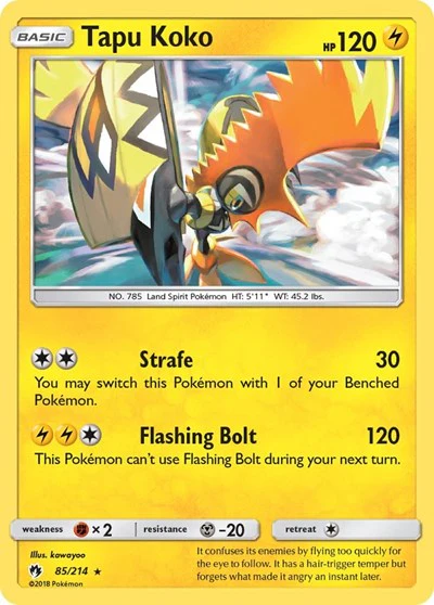 SM8: Tapu Koko (Holofoil)