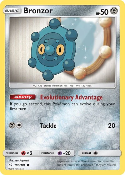 SM9: Bronzor (Reverse Holofoil)