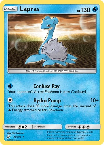 SM9: Lapras (Reverse Holofoil)