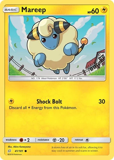 SM9: Mareep (Reverse Holofoil)
