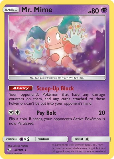 SM9: Mr. Mime (Reverse Holofoil)