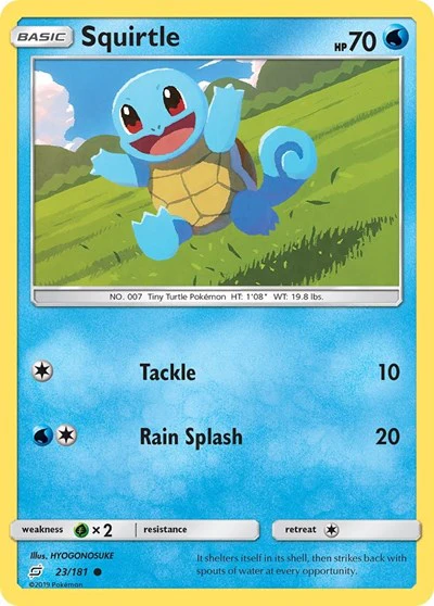 SM9: Squirtle (23) (Reverse Holofoil)