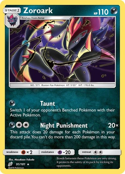SM9: Zoroark (Reverse Holofoil)