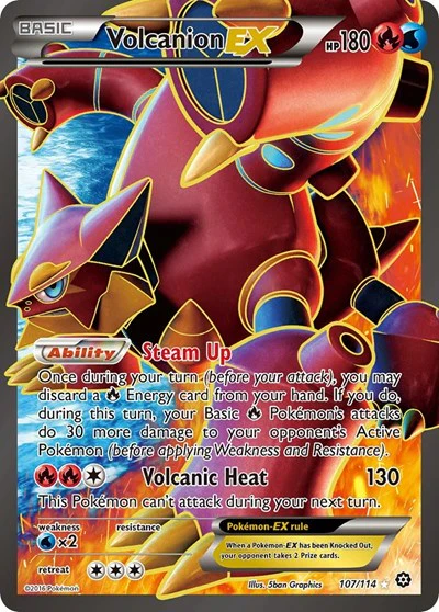 STS: Volcanion EX (Full Art) (Holofoil)