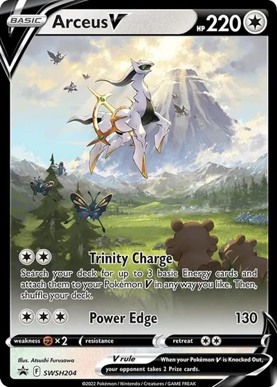 SWSD: Arceus V - SWSH204 (Holofoil)