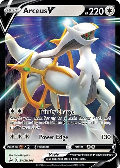 SWSD: Arceus V - SWSH306 (Holofoil)
