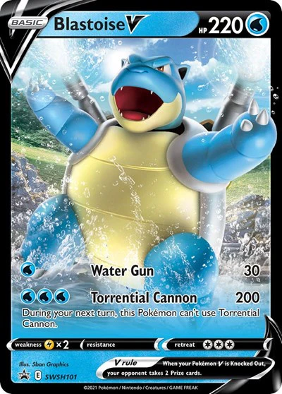 SWSD: Blastoise V - SWSH101 (Holofoil)