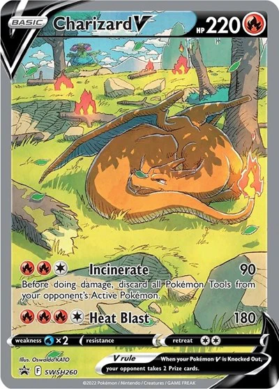 SWSD: Charizard V - SWSH260 (Holofoil)