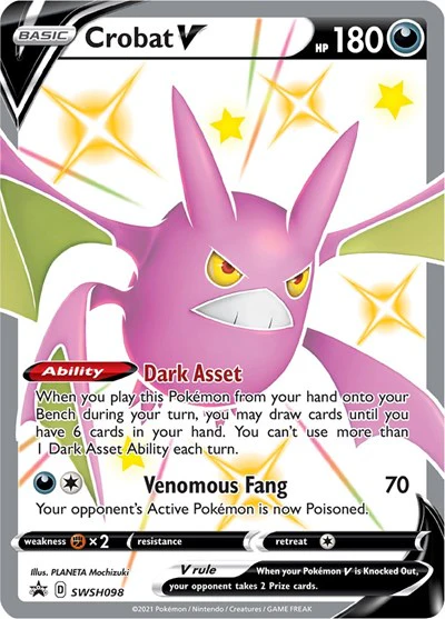 SWSD: Crobat V - SWSH098 (Holofoil)