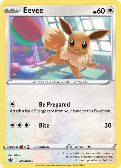 SWSD: Eevee - SWSH212 (Holofoil)