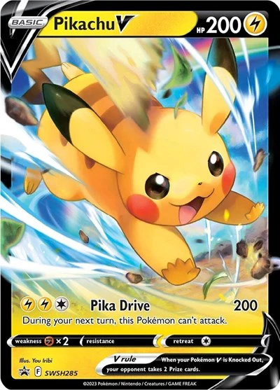SWSD: Pikachu V - SWSH285 (Holofoil)