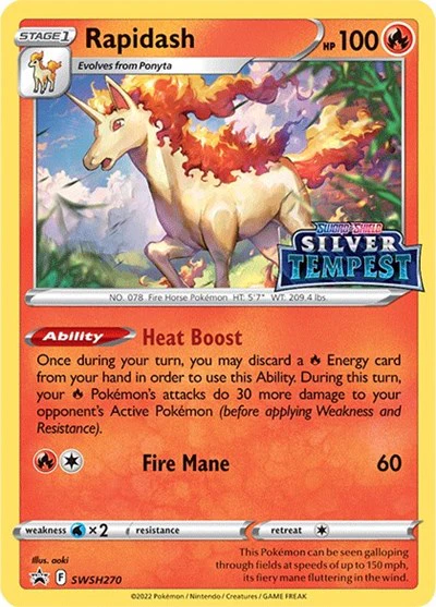 SWSD: Rapidash - SWSH270 (Prerelease) (Holofoil)