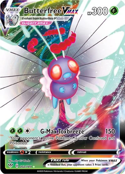 SWSH03: Butterfree VMAX (Holofoil)