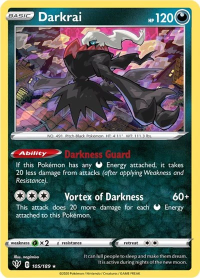 SWSH03: Darkrai (Reverse Holofoil)