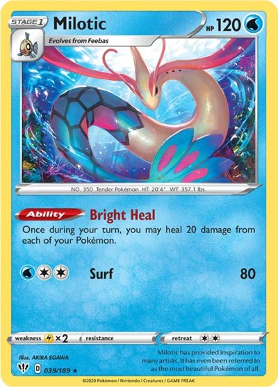 SWSH03: Milotic (Reverse Holofoil)