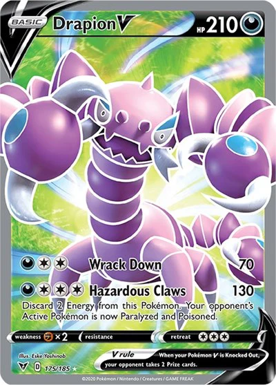 SWSH04: Drapion V (Full Art) (Holofoil)