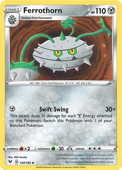 SWSH04: Ferrothorn (Reverse Holofoil)