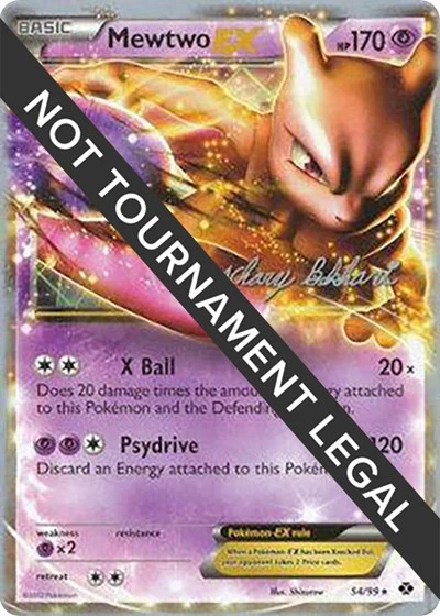 WCD: Mewtwo EX - 2012 (Zachary Bokhari)