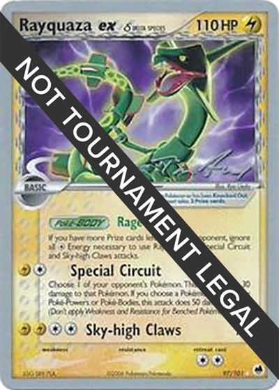 WCD: Rayquaza ex (Delta Species) - 2007 (Tom Roos)