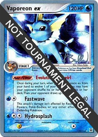WCD: Vaporeon ex - 2006 (Jimmy Ballard)